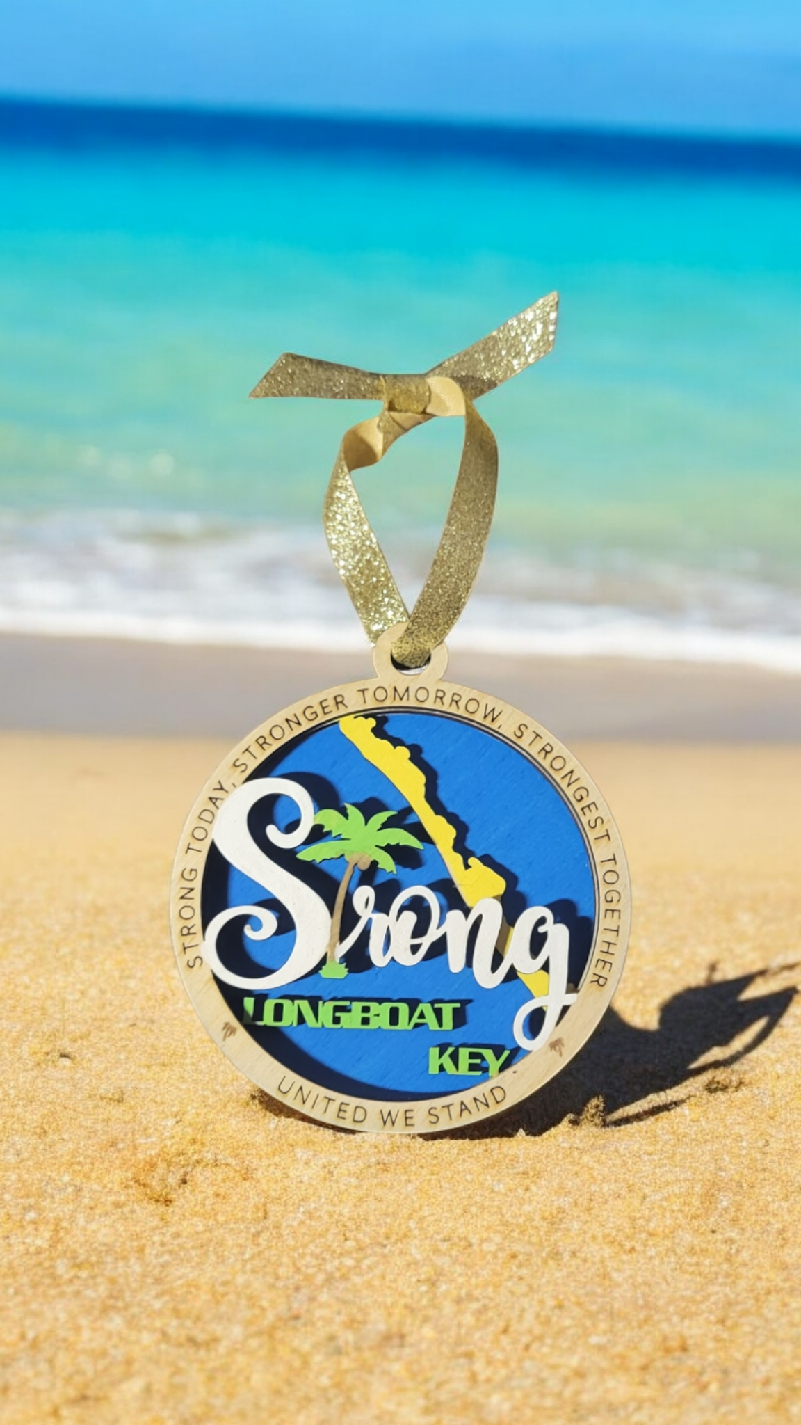 "Longboat Key Strong" Ornament (All profits go to Hurricane Helene and Milton Disaster Cleanup Efforts)