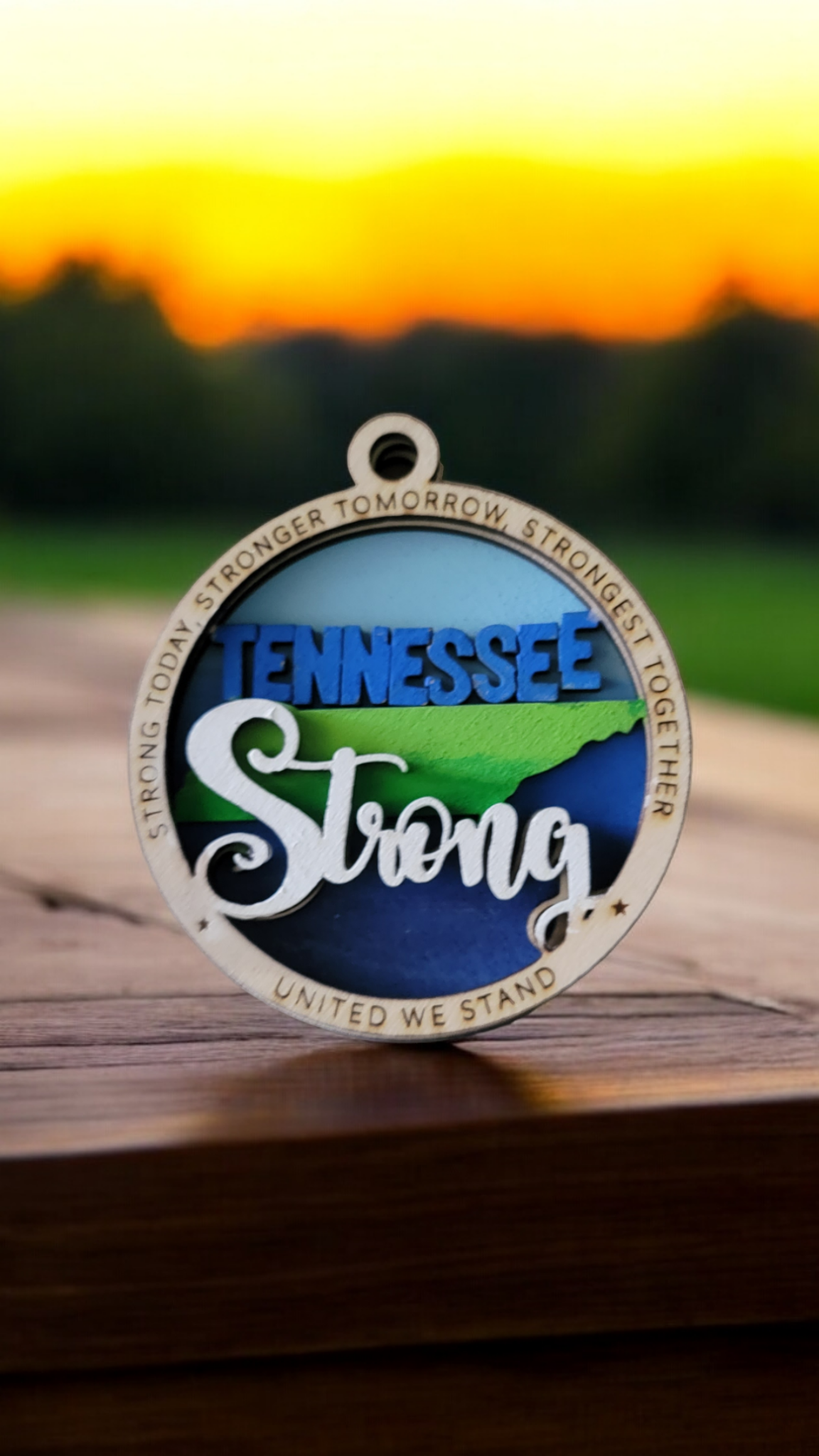 "Tennessee Strong" Ornament (All profits go to Hurricane Helene Disaster Recovery Efforts)
