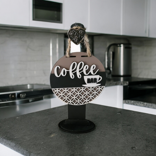 Door Hanger - 6in - Coffee Bar - 2 Variations