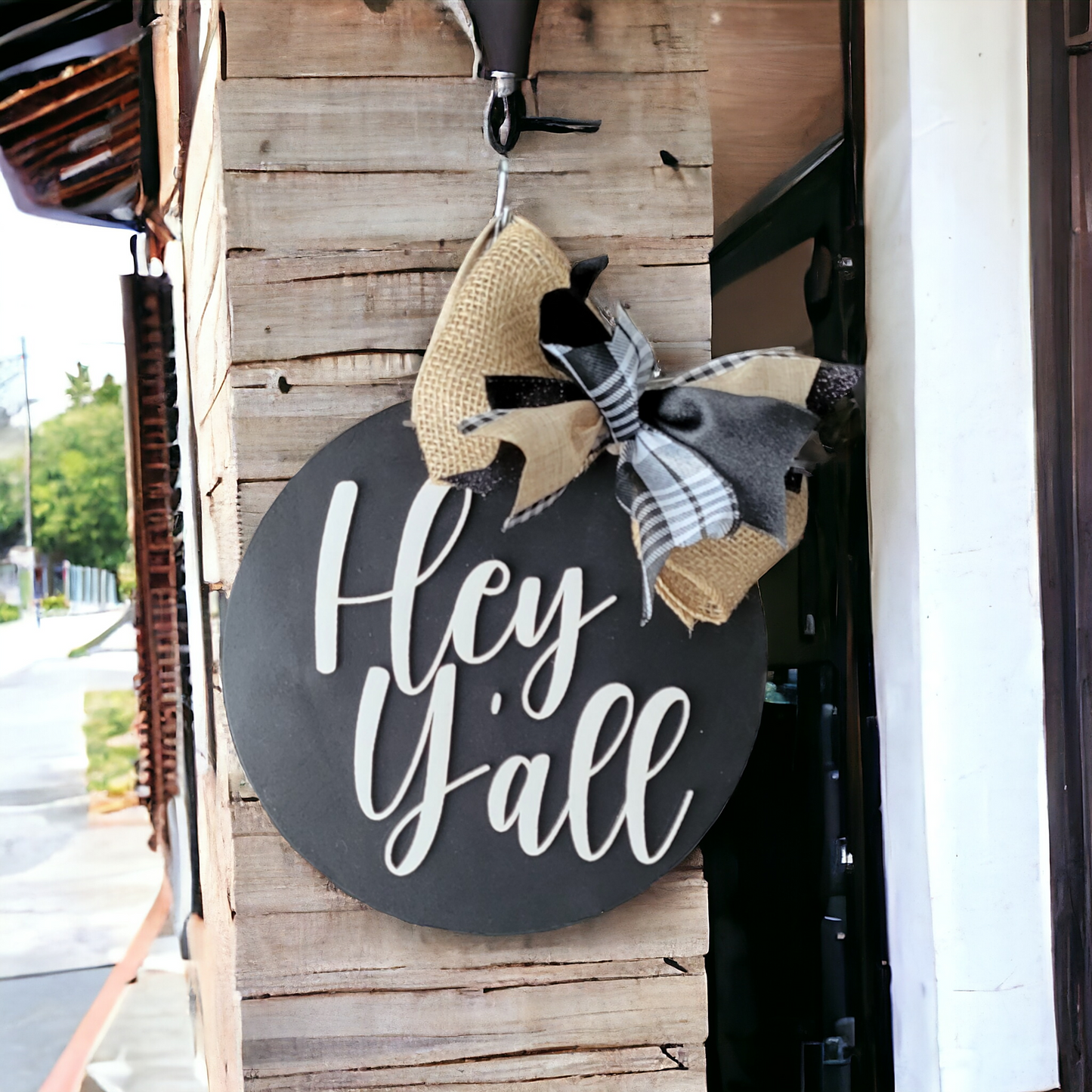 Door Hanger - Hey Y'all!