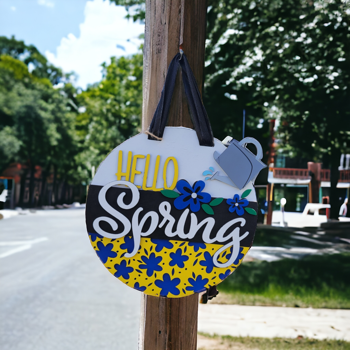 Door Hanger - Hello Spring!