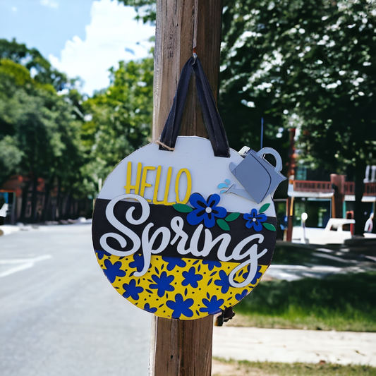 Door Hanger - Hello Spring!