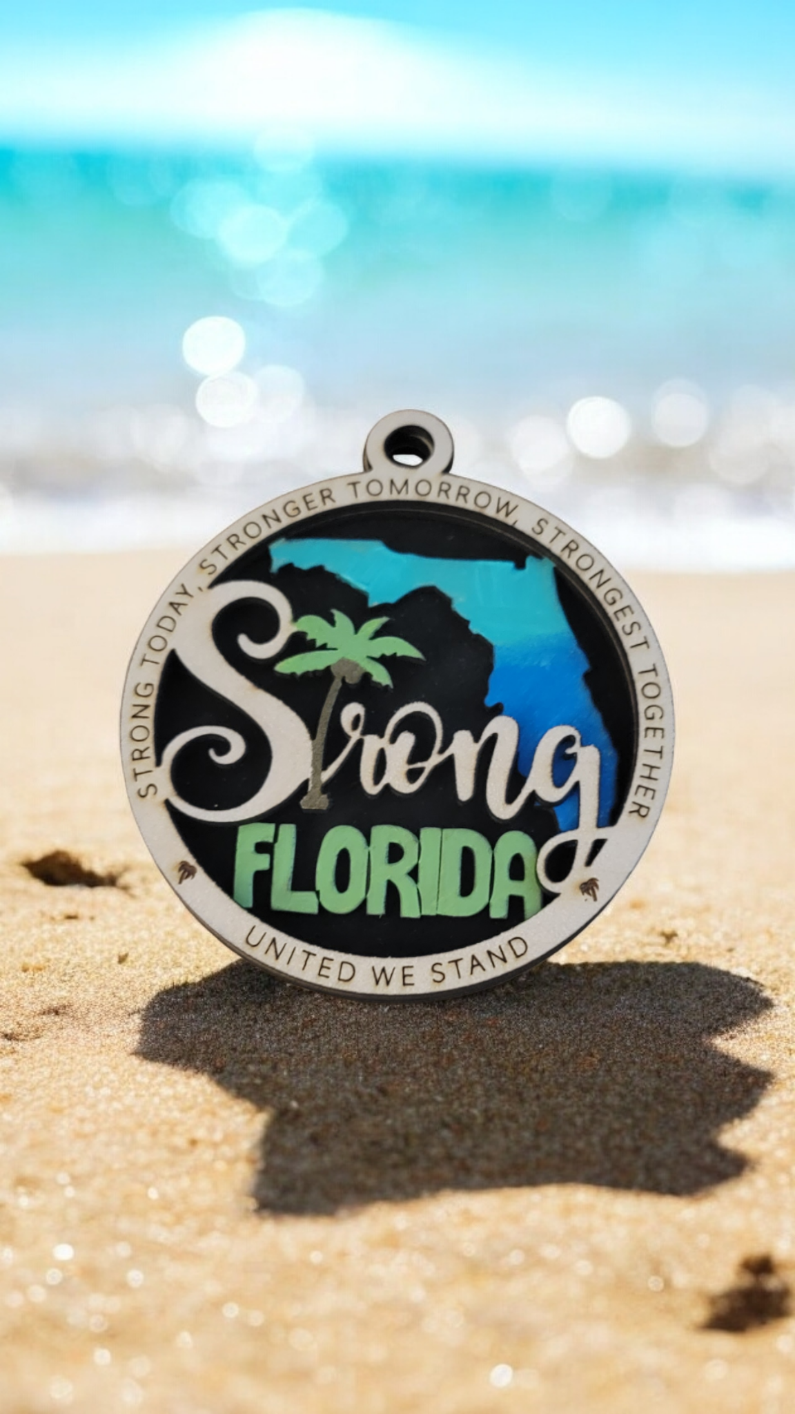 "A Florida Strong" Ornament (All profits go to Hurricane Helene and Milton Disaster Cleanup Efforts)
