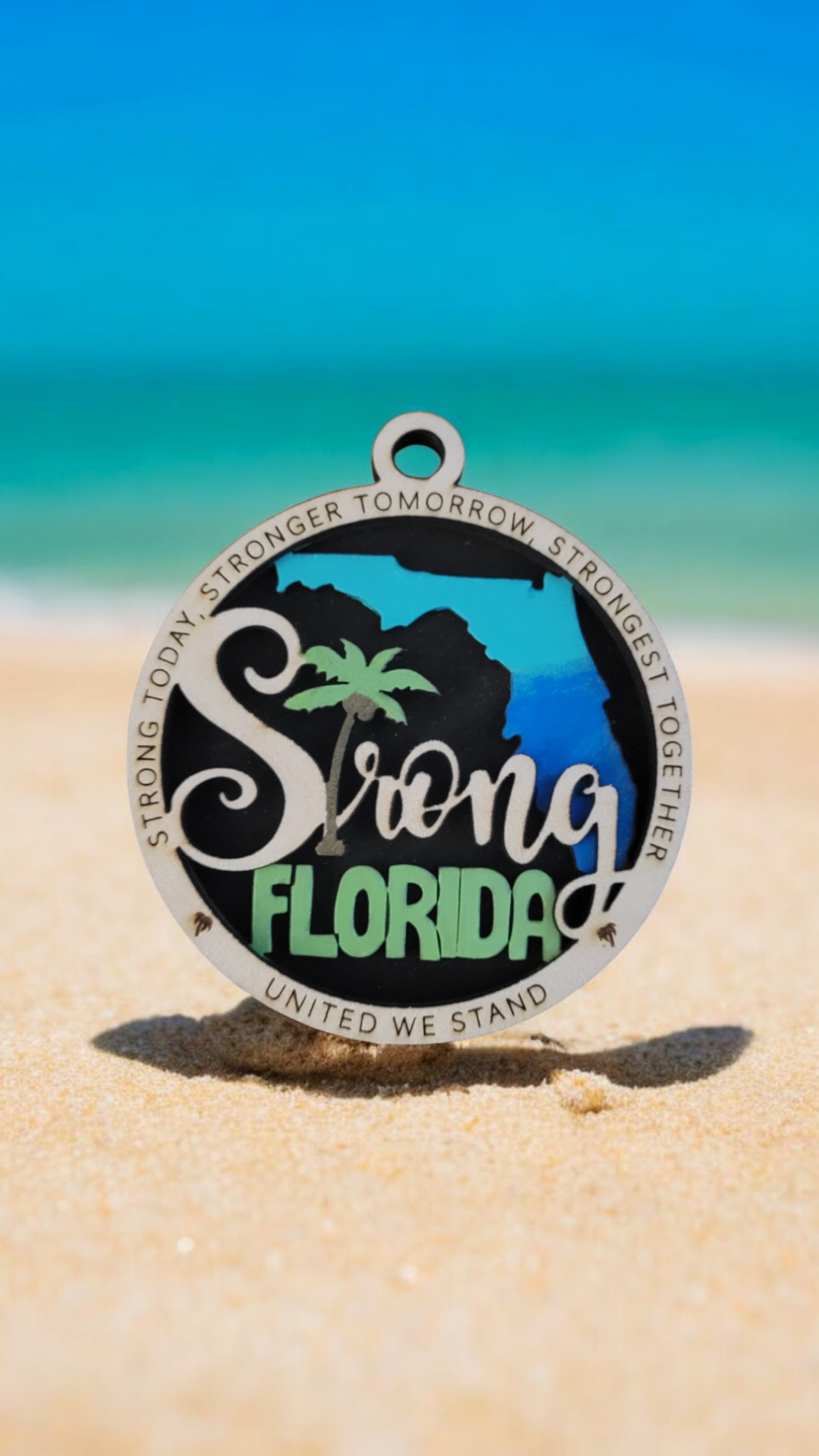 "A Florida Strong" Ornament (All profits go to Hurricane Helene and Milton Disaster Cleanup Efforts)