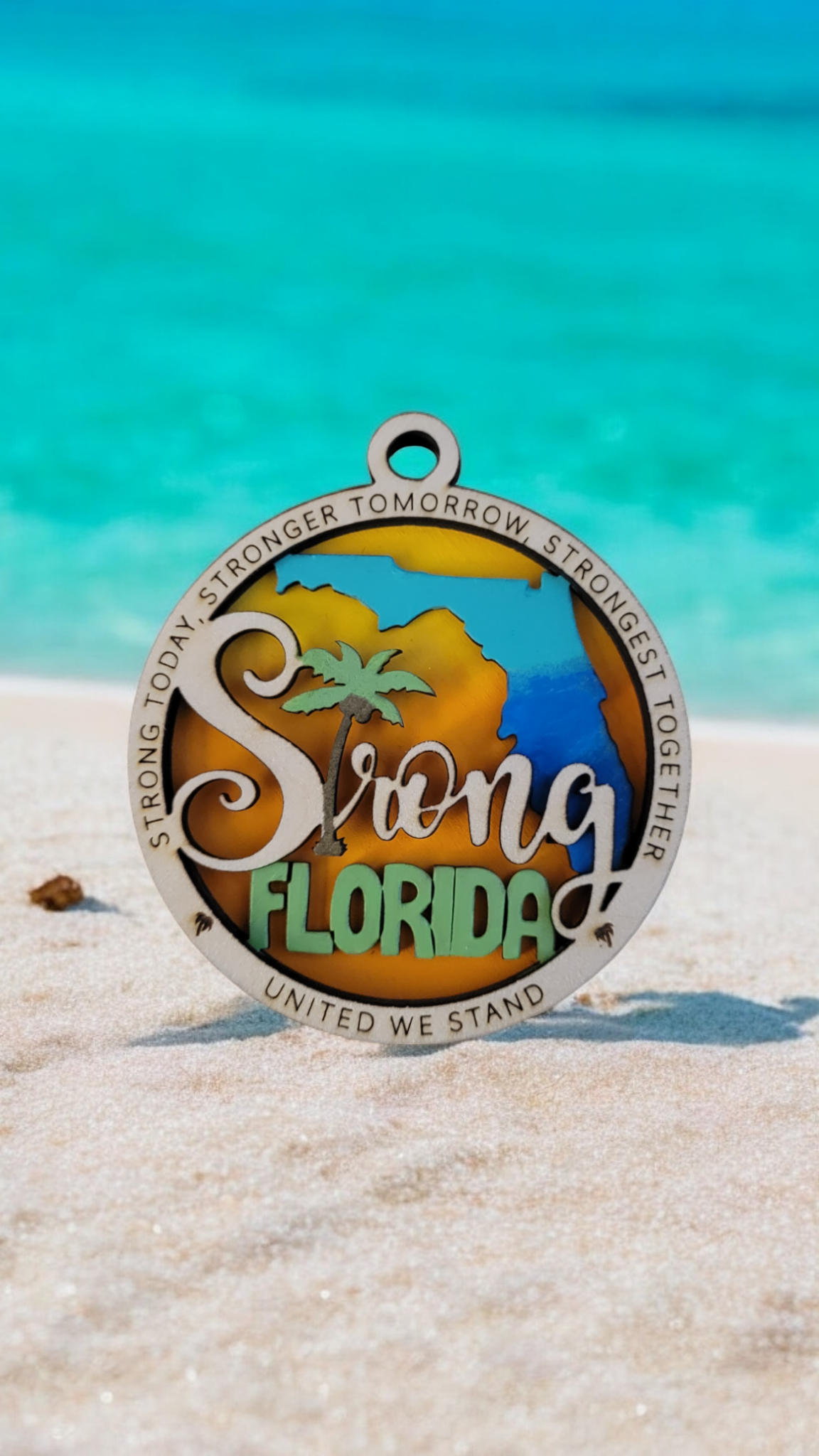 "A Florida Strong" Ornament (All profits go to Hurricane Helene and Milton Disaster Cleanup Efforts)