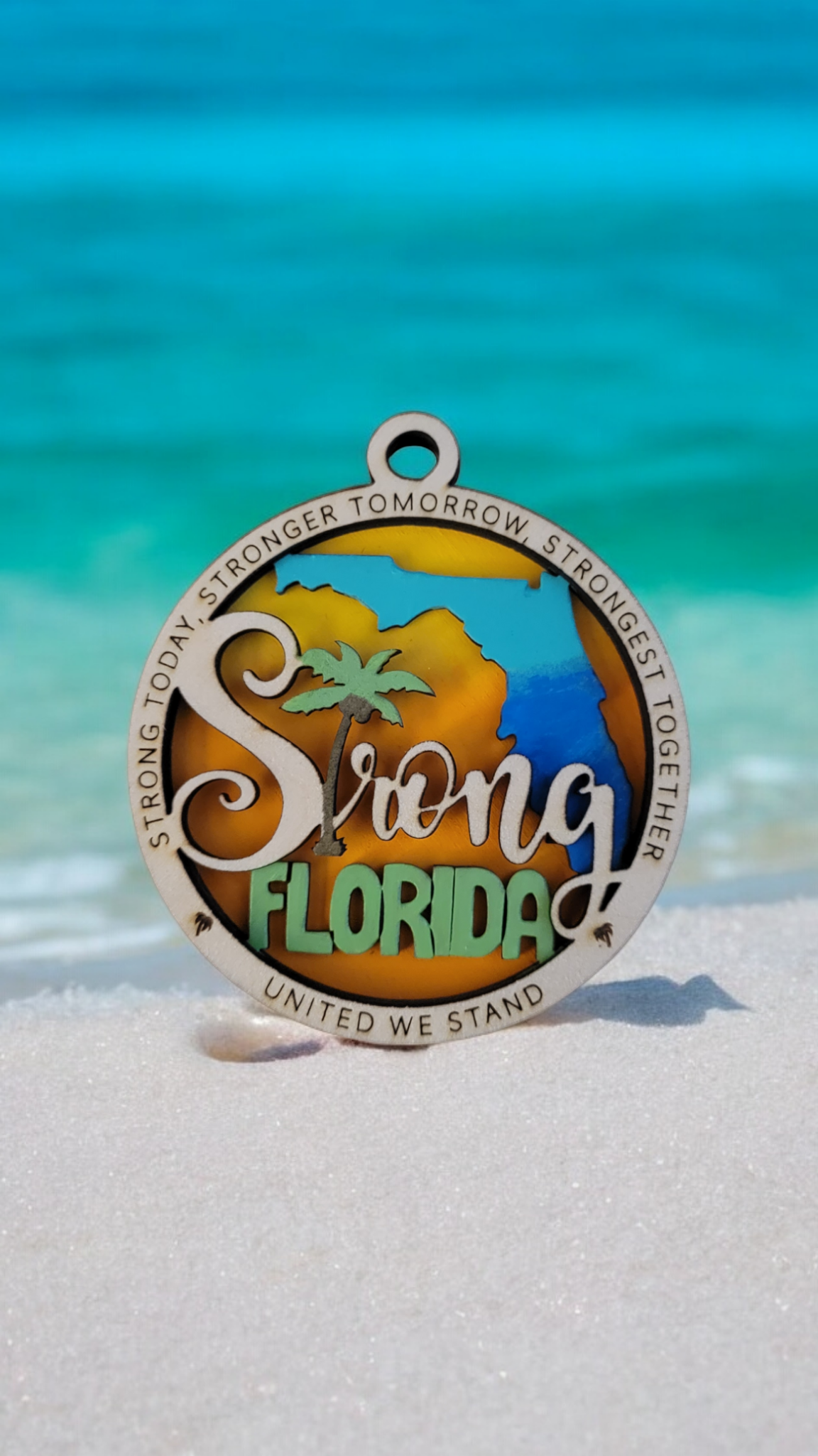 "A Florida Strong" Ornament (All profits go to Hurricane Helene and Milton Disaster Cleanup Efforts)