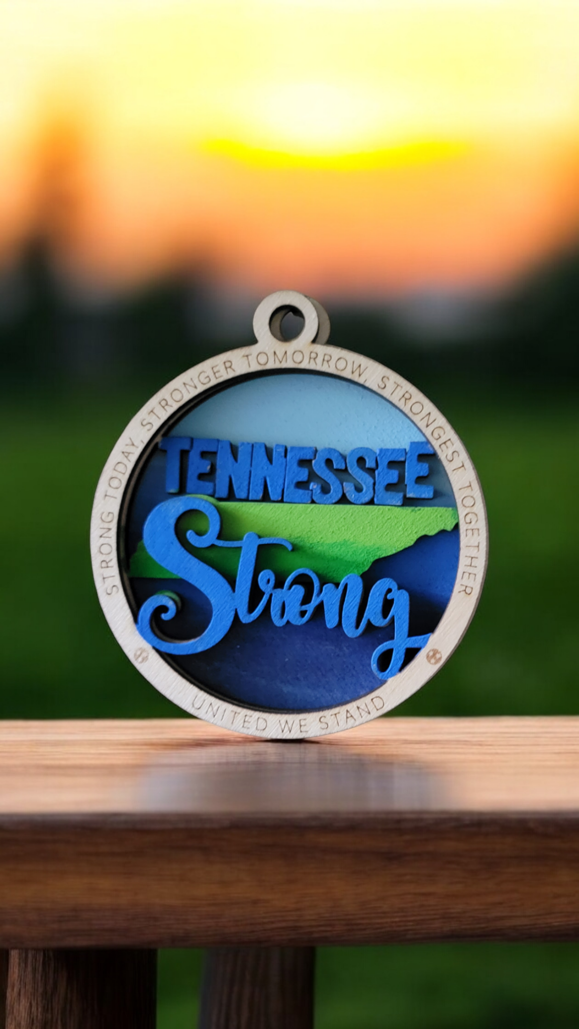 "Tennessee Strong" Ornament (All profits go to Hurricane Helene Disaster Recovery Efforts)