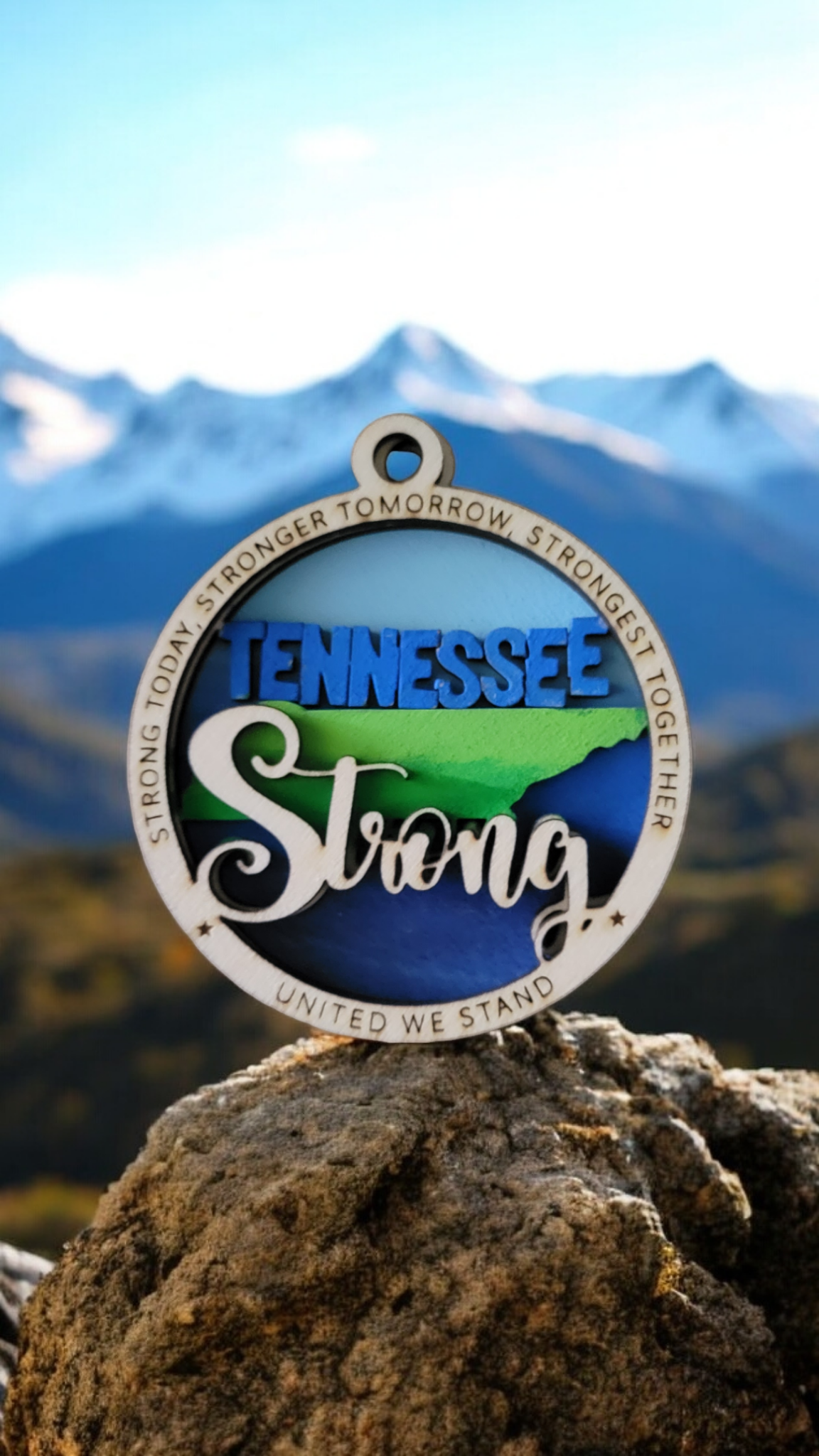 "Tennessee Strong" Ornament (All profits go to Hurricane Helene Disaster Recovery Efforts)