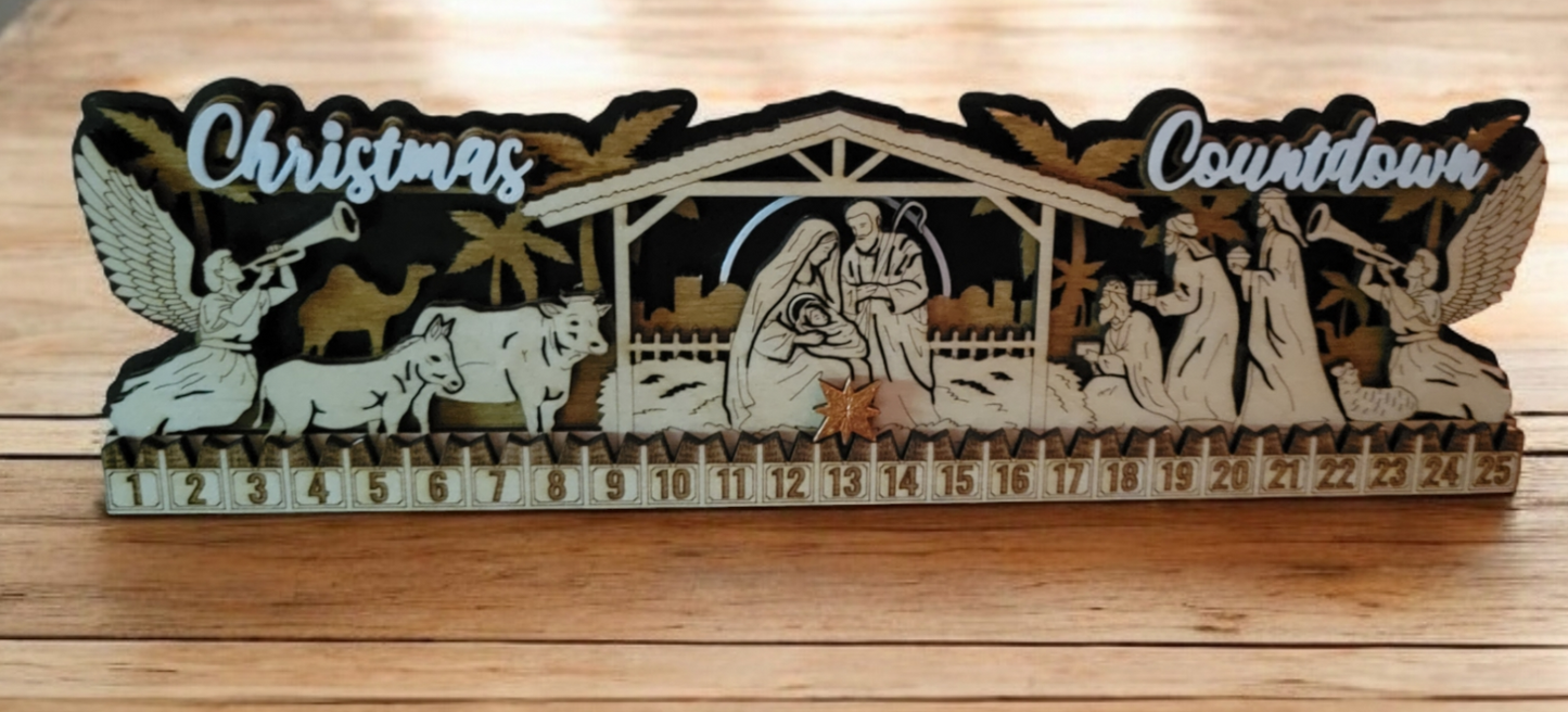 Christmas Countdown - (Nativity)
